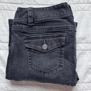 cabi Dark wash bootcut jeans stretchy denim women's 10  flare fairy grunge